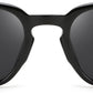 001 Black Frame/Gray Lens / 46 Millimeters | B0CCP76L1W | FEISEDY Classic Polarized Sunglasses Retro Round Sunglasses for Women Men Trendy Shades B0002