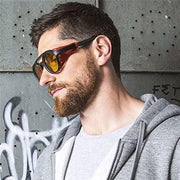 ÉÌƷͼƬ 41 | B09WN3J4YZ | FEISEDY Retro Round Steampunk Sunglasses Women Men Leatherwear B2532