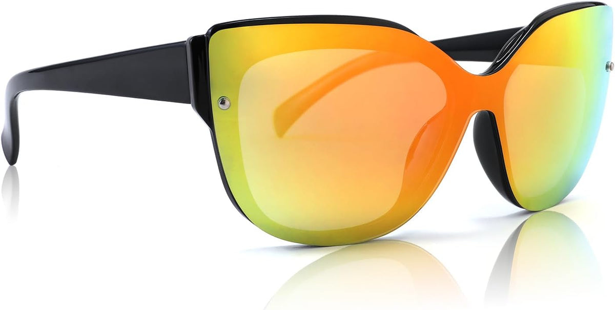 ÉÌƷͼƬ 19 | B09LTWN7GK | FEISEDY Cat Eye Sunglasses Polarized for Women Men£¬Rimless Mirrored Sunglasses, Oversized, Trendy Retro Sun Glasses B2796