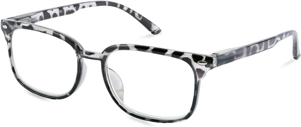 Grey Leopard / 0.0 x | B09JF883VT | FEISEDY Progressive Multifocal Reading Glasses Blue Light Blocking Reader Glasses TR90 Frame Women Men B2497