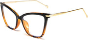 ÉÌƷͼƬ 38 | B085VSD2L3 | FEISEDY Oversized Cat Eye Glasses Frame Blue Light Blocking Eyewear for Women B2589