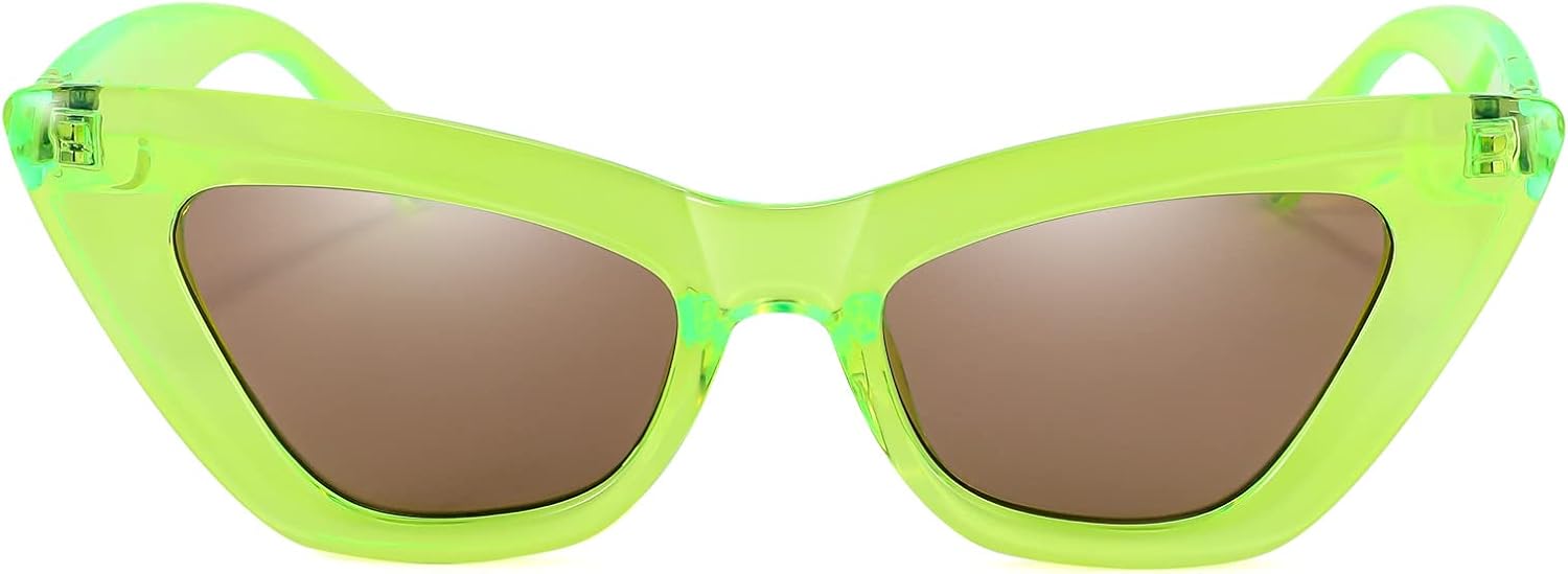 商品图片 2 | B09QKF53K5 | FEISEDY Vintage Small Cat Eye Sunglasses for Women Square Retro Cateye Eyewear B2869