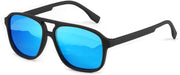 ÉÌƷͼƬ 8 | B0CWTR5T38 | FEISEDY Polarized Aviator Sunglasses for Men Women Lightweight TR Frame Double Bridge Square Pilot Sun Glasses Shades B0120