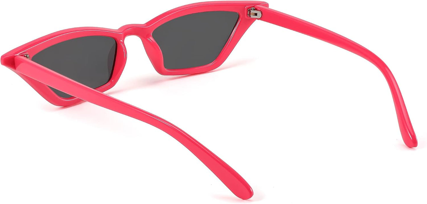 商品图片 123 | B079KYQYT3 | FEISEDY Small Cat Eye Sunglasses Vintage Square Shade Women Eyewear B2291