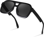 ÉÌƷͼƬ 8 | B09KV1MSHN | FEISEDY Aviator Sunglasses For Women Men Square Chunky Trendy Eyewear B2846