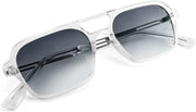 ÉÌƷͼƬ 83 | B0925V3NP4 | FEISEDY Vintage Square 70s Flat Aviator Sunglasses Women Men Metal Design Shades B2752