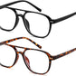 Black+tortoise / 50 Millimeters | B0G5P8G247 | FEISEDY Blue Light Blocking Glasses Women Men Square Computer Lightweight Pilot Glasses Anti Eyestrain & UV Glare B0141