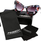 商品图片 6 | B01K4IHOT2 | FEISEDY Retro Cat Eye Women Sunglasses Cateye Acetate Frame Polycarbonate Lenses B2239