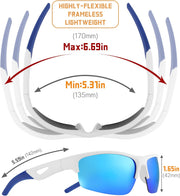 ÉÌƷͼƬ 3 | B09QHKM8H2 | FEISEDY Polarized Sports Sunglasses Driving Cycling Shades For Men Women Baseball Running UV Protection Sunglasses B2878