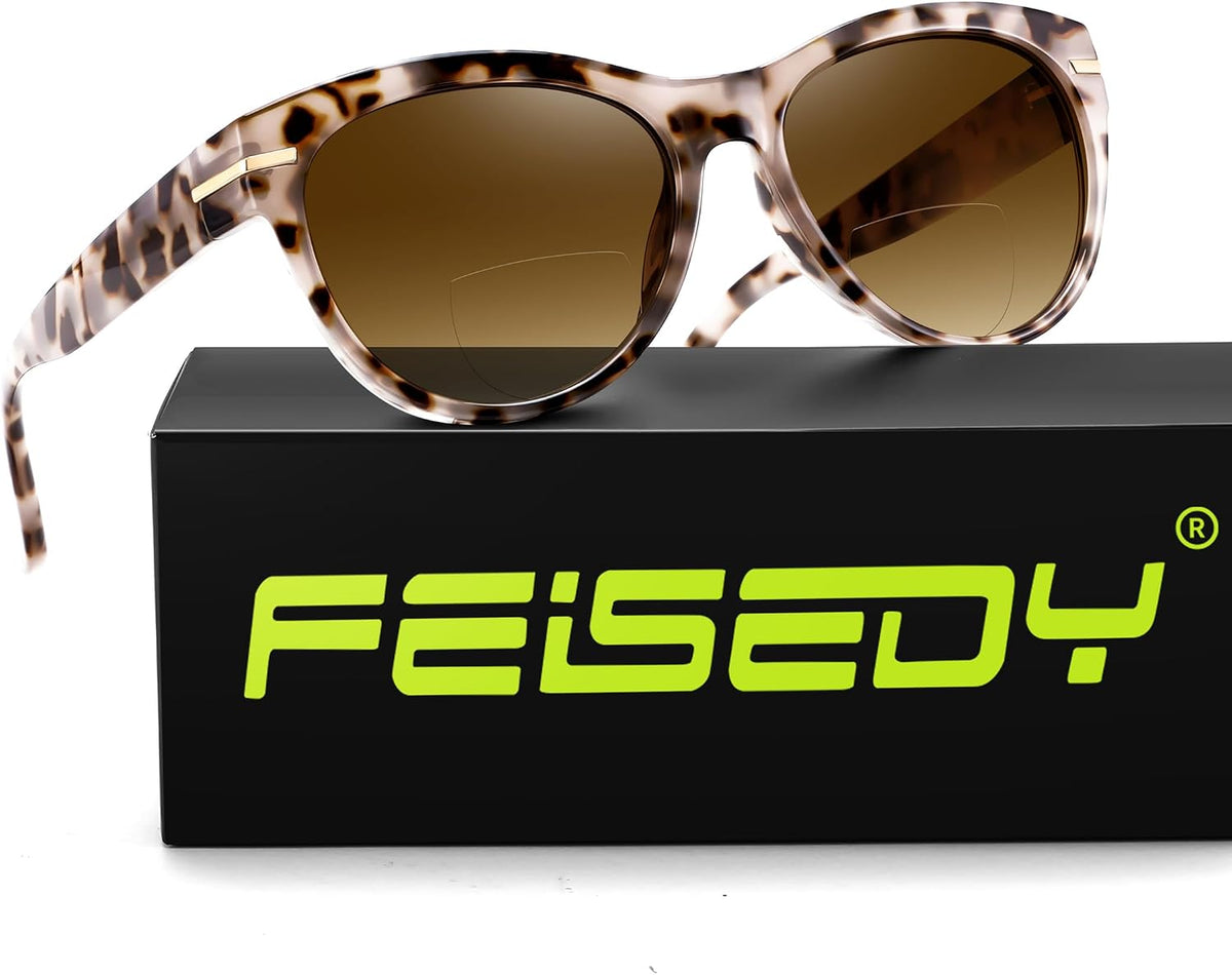 ÉÌƷͼƬ 28 | B0HDS914Y5 | FEISEDY Bifocal Sunglasses Reader Women Stylish Cat Eye Sun Readers B0392