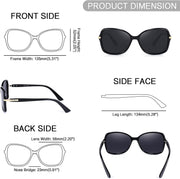 ÉÌƷͼƬ 5 | B09KC567VY | FEISEDY Womens Polarized Sunglasses UV400 Anti Glare Fashion Shades