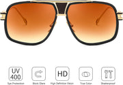 ÉÌƷͼƬ 4 | B0FLQ31HK3 | FEISEDY Sunglasses Mens Oversized Retro Metal Steampunk Shades Sunnies Fishing Driving B0272