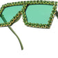 商品图片 16 | B096YZPRF2 | FEISEDY Oversized Sparkling Crystal Sunglasses Disco Diamond Flat Top Fashion Square Large Shades B2782