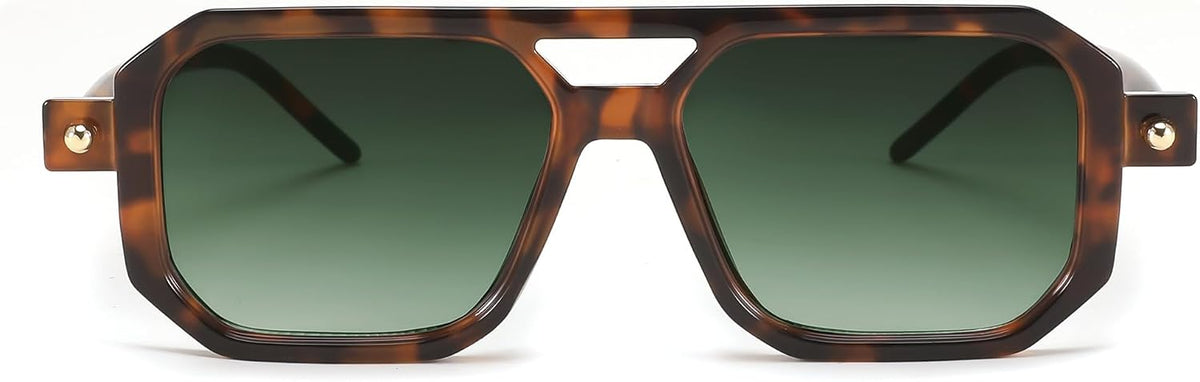 ÉÌƷͼƬ 197 | B09YTJ4FQZ | FEISEDY Vintage Square 70s Flat Aviator Sunglasses Women Men Classic Retro Stylish Frame UV400 Sunglasses B2622