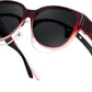 Gradual Red Frame & Grey Lens / 55 Millimeters | B0FRRPN7VK | FEISEDY Fit Over Glasses Polarized Sunglasses, UV400 Protection for Driving & Outdoor Activities B0328
