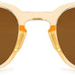 003 Champagne Frame/Brown Lens / 46 Millimeters | B0CCP8QF52 | FEISEDY Classic Polarized Sunglasses Retro Round Sunglasses for Women Men Trendy Shades B0002