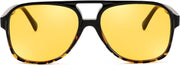 ÉÌƷͼƬ 123 | B0CB543WBD | FEISEDY Vintage Retro 70s Plastic Aviator Sunglasses Women Men Classic Large Squared Frame B2751
