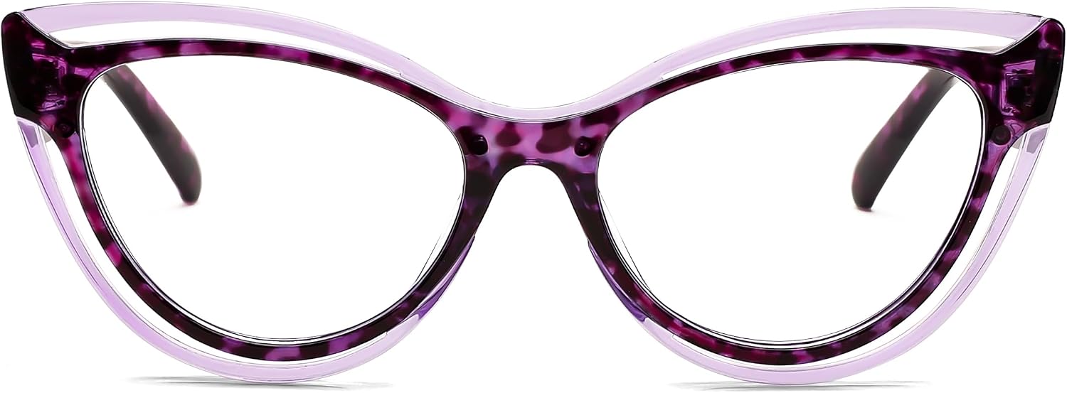 商品图片 16 | B0D56HXLGF | FEISEDY Blue Light Blocking Glasses Women Vintage Cat Eye Frame Anti Fatigue B0169