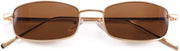 ÉÌƷͼƬ 28 | B079L1KYF3 | FEISEDY Vintage Small Rectangle Sunglasses Women Men Retro Trendy Square Metal Frame Sun Glasses B2295
