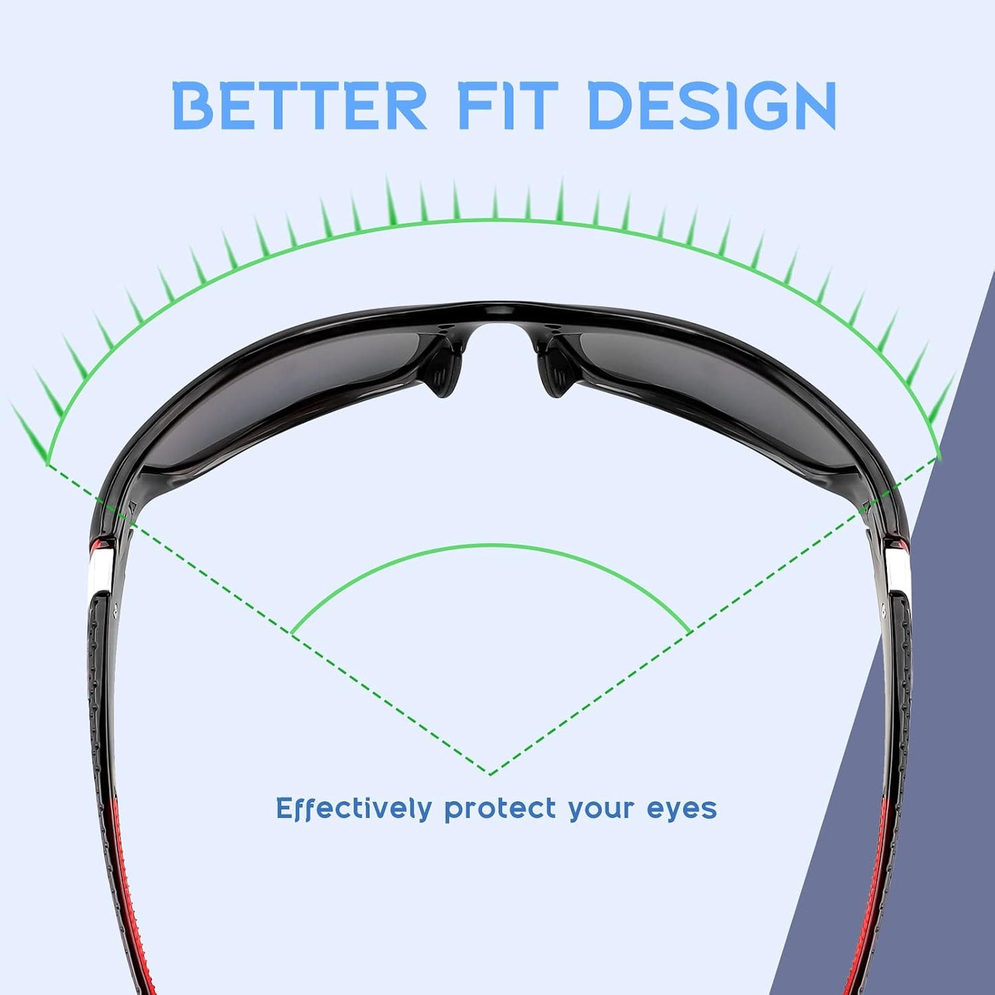 商品图片 36 | B09CT4VMCM | FEISEDY Classic Men Polarized Sports Sunglasses Night Driving Yellow Lenses Cycling Fishing Driving Glasses B2674