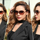 商品图片 18 | B0F8N9H1N8 | FEISEDY Fashion Bifocal Reader Sunglasses, Butterfly Reading Glasses B0286