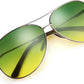 商品图片 2 | B07BDGXB1X | FEISEDY Night Driving Glasses Night Vision Aviator Anti Glare Eyewear for Men Women B2294