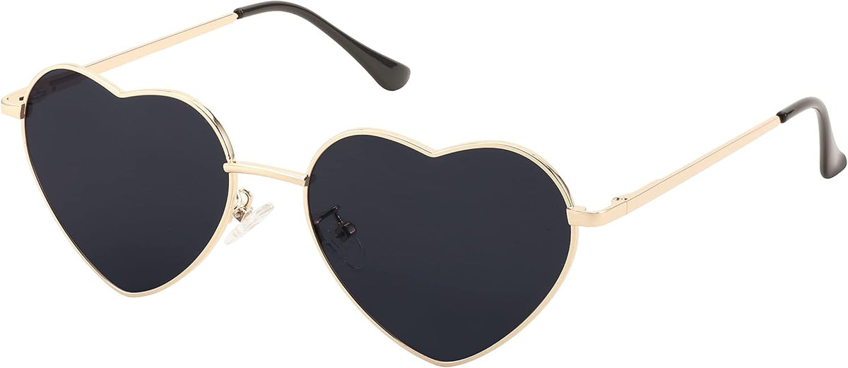 ÉÌƷͼƬ 34 | B0BP6HX1R6 | FEISEDY Polarized Heart Sunglasses Women Men Metal Frame Cute Lovely Glasses UV400 Protection B2375