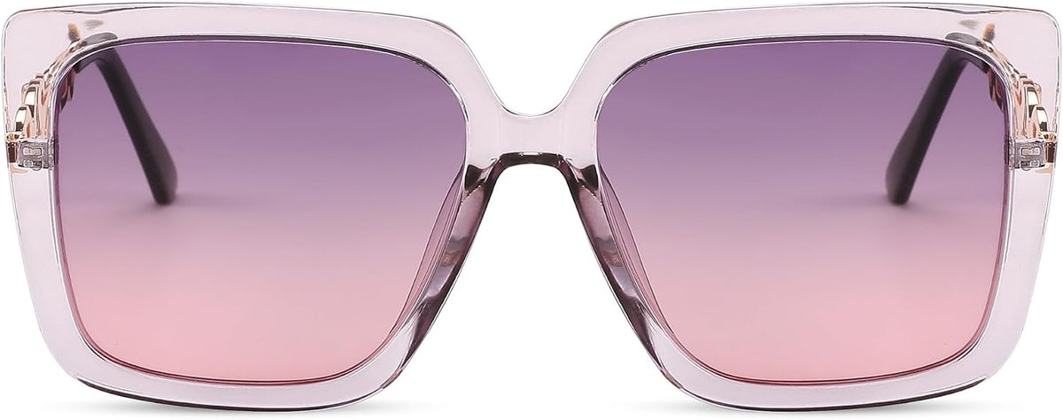 ÉÌƷͼƬ 30 | B08HVPGJW5 | FEISEDY Sunglasses Womens Trendy, Oversized Square Shades, Pearl Inlay Cat Eye Frame UV400 Protection B2625