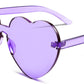商品图片 23 | B07BLKHDRH | FEISEDY Thick Heart Sunglasses Rimless Heart Shaped Sun Glasses Women Fashion Love Glasses B2419