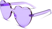 ÉÌƷͼƬ 23 | B07BLKHDRH | FEISEDY Thick Heart Sunglasses Rimless Heart Shaped Sun Glasses Women Fashion Love Glasses B2419