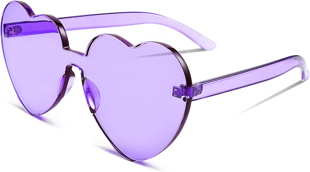ÉÌƷͼƬ 23 | B07BLKHDRH | FEISEDY Thick Heart Sunglasses Rimless Heart Shaped Sun Glasses Women Fashion Love Glasses B2419