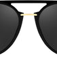 商品图片 4 | B0H1BPNZ36 | FEISEDY 70s Retro Aviator Sunglasses Polarized UV400 for Men Women B0453