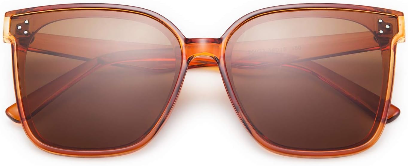 商品图片 47 | B0871BKMTN | FEISEDY Oversized Polarized Sunglasses - UV400 Protection, Square Fashion Sun Glasses for Outdoor & Daily B2600