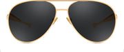 ÉÌƷͼƬ 36 | B0FKML2SSC | FEISEDY Oversized Aviator Sunglasses Women Men - Retro Gold Metal Chunky Frame, UV400 for Driving & Daily Wear B0311