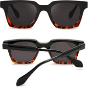 ÉÌƷͼƬ 10 | B0D7CC769X | FEISEDY Retro Square Sunglasses Women Men Trendy Rectangle Thick Frame Shades Classic Designer Sun Glasses B0198