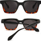 商品图片 10 | B0D7CC769X | FEISEDY Retro Square Sunglasses Women Men Trendy Rectangle Thick Frame Shades Classic Designer Sun Glasses B0198