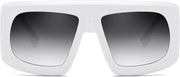 ÉÌƷͼƬ 16 | B0CYX6Y87W | FEISEDY Retro Oversized Avaitor Sunglasses for Women Men Bold Thick Frame Flat Top Shades B0126