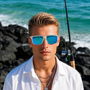 ÉÌƷͼƬ 26 | B0CS6MV9B1 | FEISEDY Men Sunglasses Polarized,Square Vintage Cycling Running Fishing Golf Hiking Sports Sun Glasses B0080