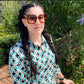 商品图片 39 | B08DF5QRXC | FEISEDY Oversized Square Blue Light Blocking Glasses Eye Strain Glare Pearl Inlay Arm Cat Eye Fashion Eyewear B2639