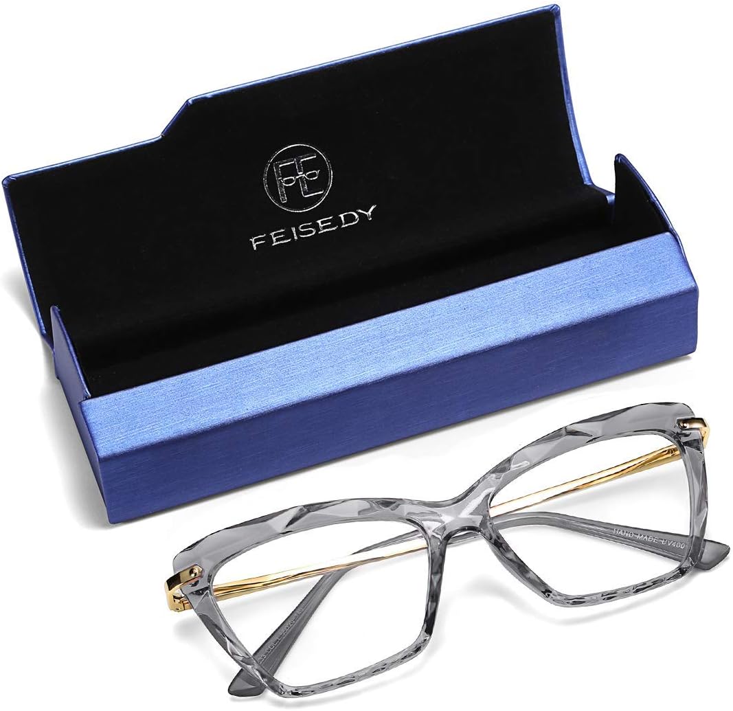 商品图片 14 | B07FR6SSY6 | FEISEDY Cat Eye Glasses Frame Clear Lenses Lightweight Eyewear for Women B2440