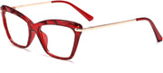 Wine Red / 55 Millimeters | B07YDGDCKR | FEISEDY Cat Eye Glasses Frame Clear Lenses Lightweight Eyewear for Women B2440
