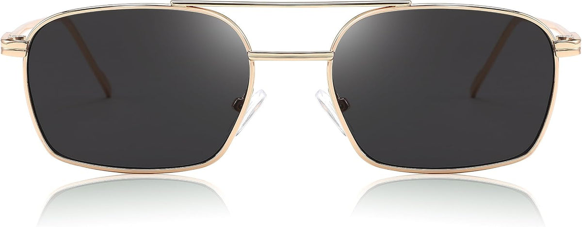 ÉÌƷͼƬ 20 | B09GKB6G1G | FEISEDY Fashion Square Aviator Sunglasses Women Men Trendy Retro Metal Frame Sun Glasses Candy Color Lens B1036