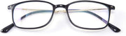 Black / 1.0 x | B08GYNK91H | FEISEDY Blue Light Blocking Computer Reading Glasses Lightweight Frame Anti Eyestrain for Men Women B2681