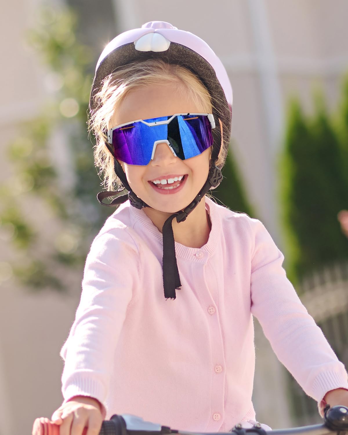 ÉÌƷͼƬ 68 | B0CCJ9N8C5 | FEISEDY Kids Sports Sunglasses UV400 for Youth, Ages 8-16 B0048