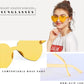 商品图片 37 | B07BLKHDRH | FEISEDY Thick Heart Sunglasses Rimless Heart Shaped Sun Glasses Women Fashion Love Glasses B2419