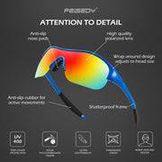 ÉÌƷͼƬ 9 | B0CZ7Y96D2 | FEISEDY Polarized Sports Sunglasses for Kids Youth Baseball Cycling Running Glasses for Boys Girls Age 3-12 B0142