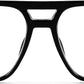 商品图片 3 | B0CHJST8ZK | FEISEDY Retro Aviator Reading Glasses Women Men Blue Light Blocking Reader Plastic Lightweight Frame B0071