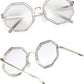 商品图片 6 | B081B142ZJ | FEISEDY Fashion Design Polygon Sunglasses Women Chic Geometric Retro Shade B2542