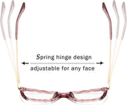 ÉÌƷͼƬ 35 | B07S9JPPPF | FEISEDY Crystal Cat Eye Glasses Frame Blue Light Blocking Computer Eyewear B2500
