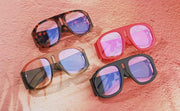 ÉÌƷͼƬ 2 | B0BP7FJ44H | FEISEDY Oversized Blue Light Blocking Glasses Women Men Big Plastic Aviator Frame Eyewear Clear Lens Computer Glasses B2371